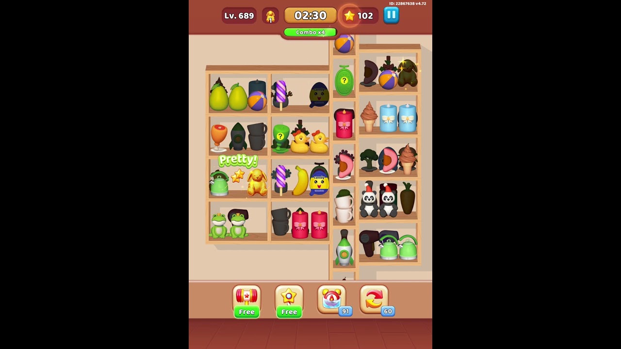 Goods sorting level 689