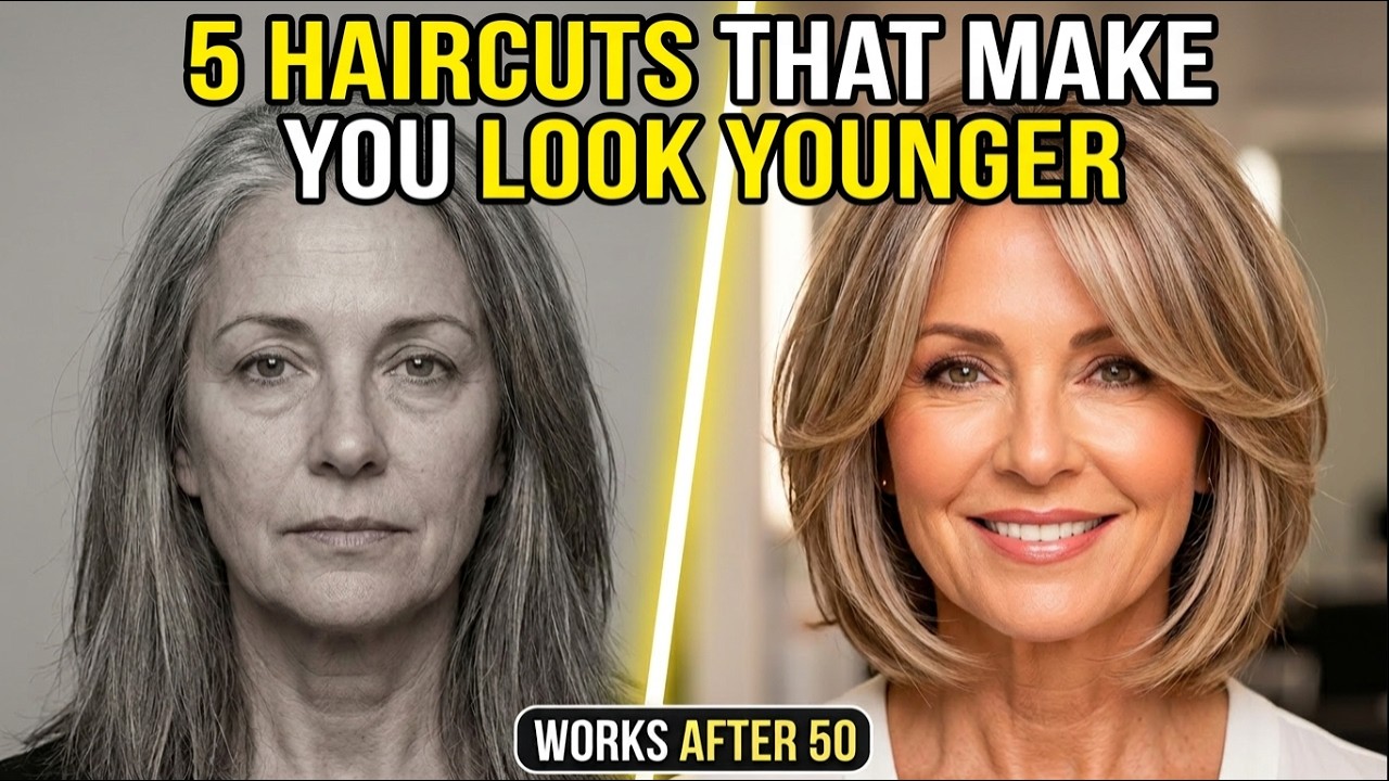 5 Haircuts that make Older Women LOOK YOUNGER after 50 | Wise advice
