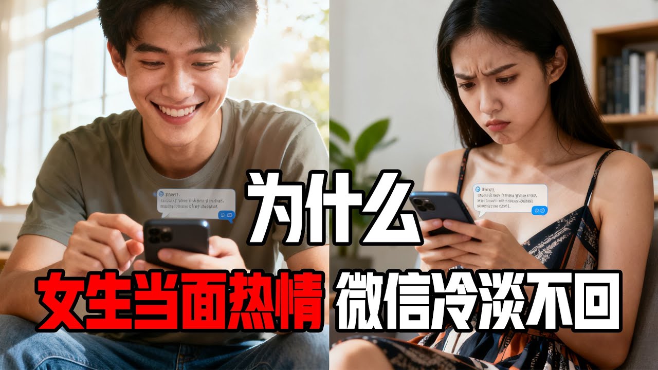 为啥女生当面聊得超开心，加微信就冷淡不回消息？真相却大跌眼镜！