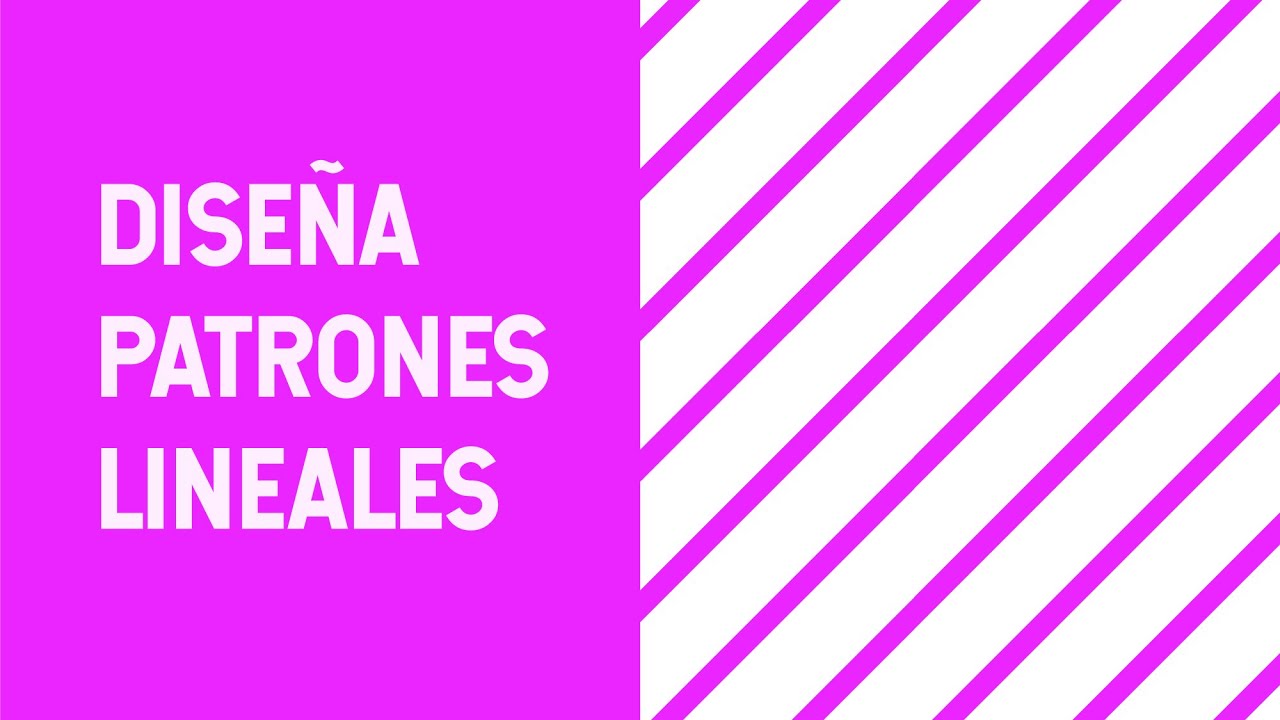 😜 Crea MOTIVOS de LÍNEAS DIAGONALES en ILLUSTRATOR