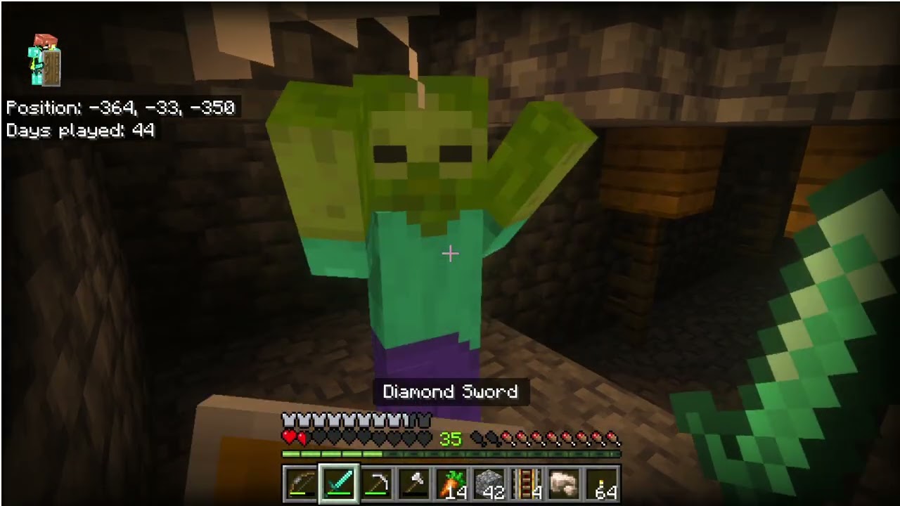 I blew up MASSIVE TNTS, found diamonds, and the deep dark in 2 hours!
