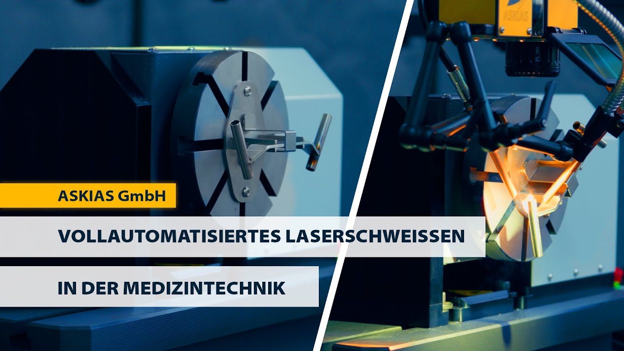 Vollautomatisiertes Laserschweißen in der Medizintechnik ⚡Modulare Laserschweißanlage Adaption