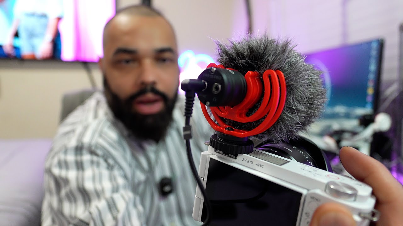 Microfone Barato Movo VXR10 Pro Shotgun Mic Câmera DSLR & Celular