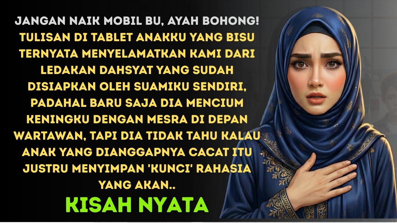 JANGAN NAIK MOBIL BU, AYAH BOHONG! PESAN BISU SANG ANAK SELAMATKAN IBU DARI LEDAKAN MAUT!