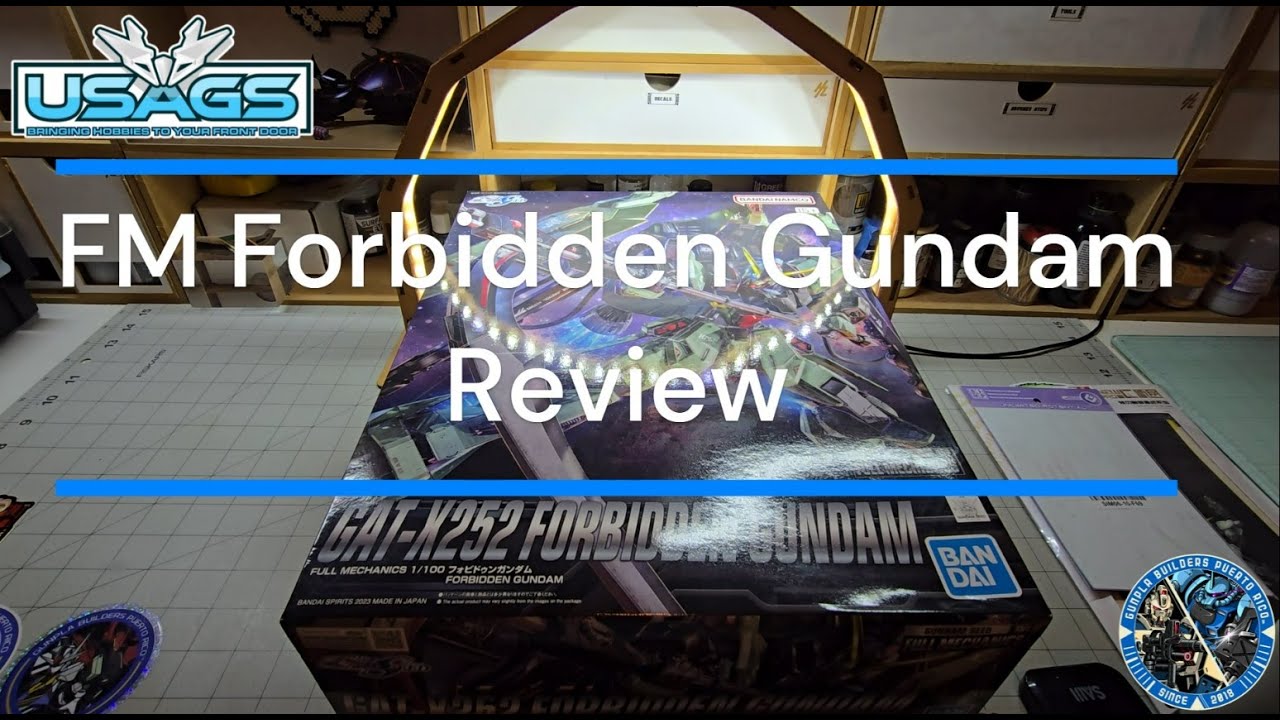 USAGundam Store FM 1/100 Forbidden Gundam Unboxing & Review Pt.1 en Español