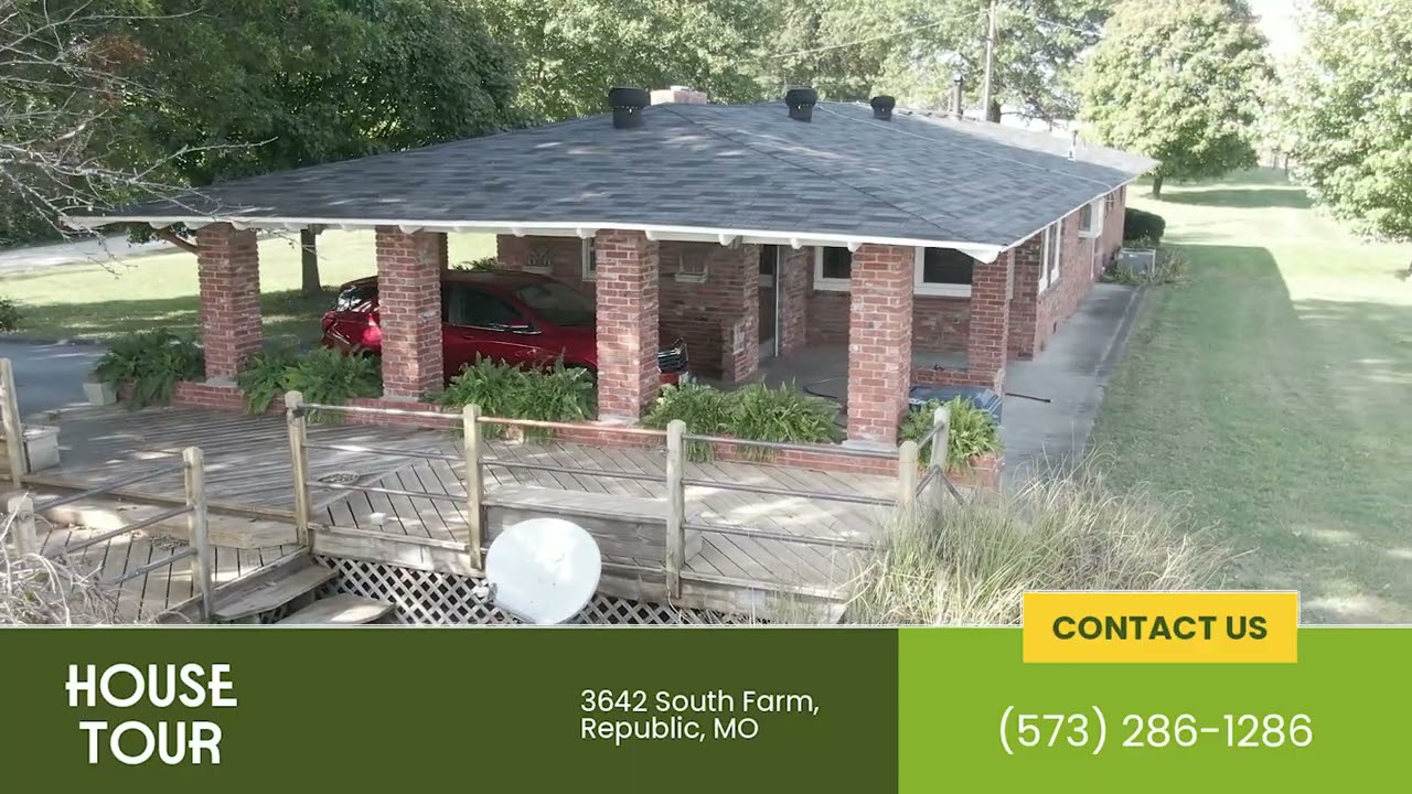 House and Farm for Sale Republic Missouri 30 acres Fenced