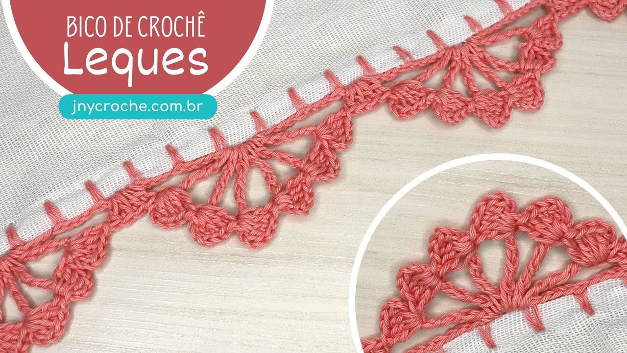 BICO DE CROCH&Ecirc; SIMPLES PARA INICIANTES | Aula 35 - JNY Croch&ecirc;