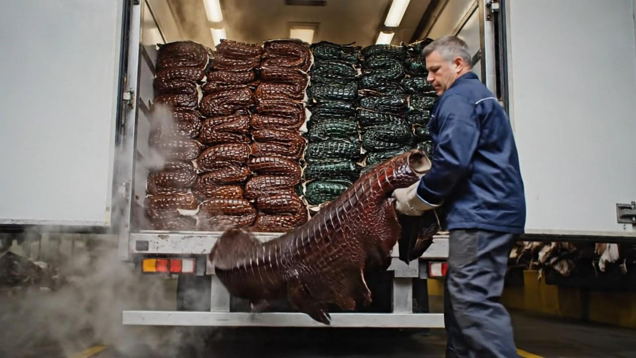 How a $50,000 Crocodile Jacket Is Made