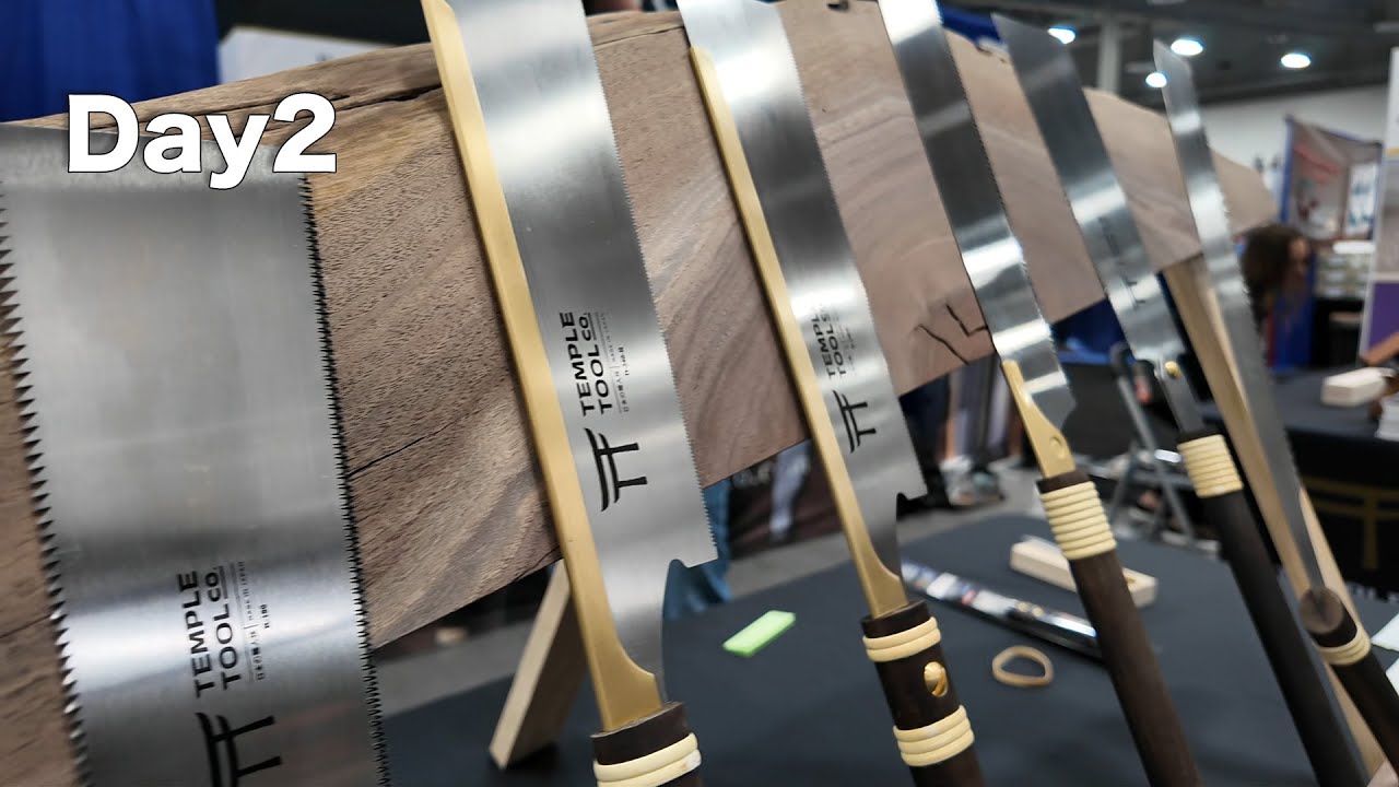 Day2 Temple tool takuwoodcraftの撮影裏側とAWFS初日Temple-Tool盛況
