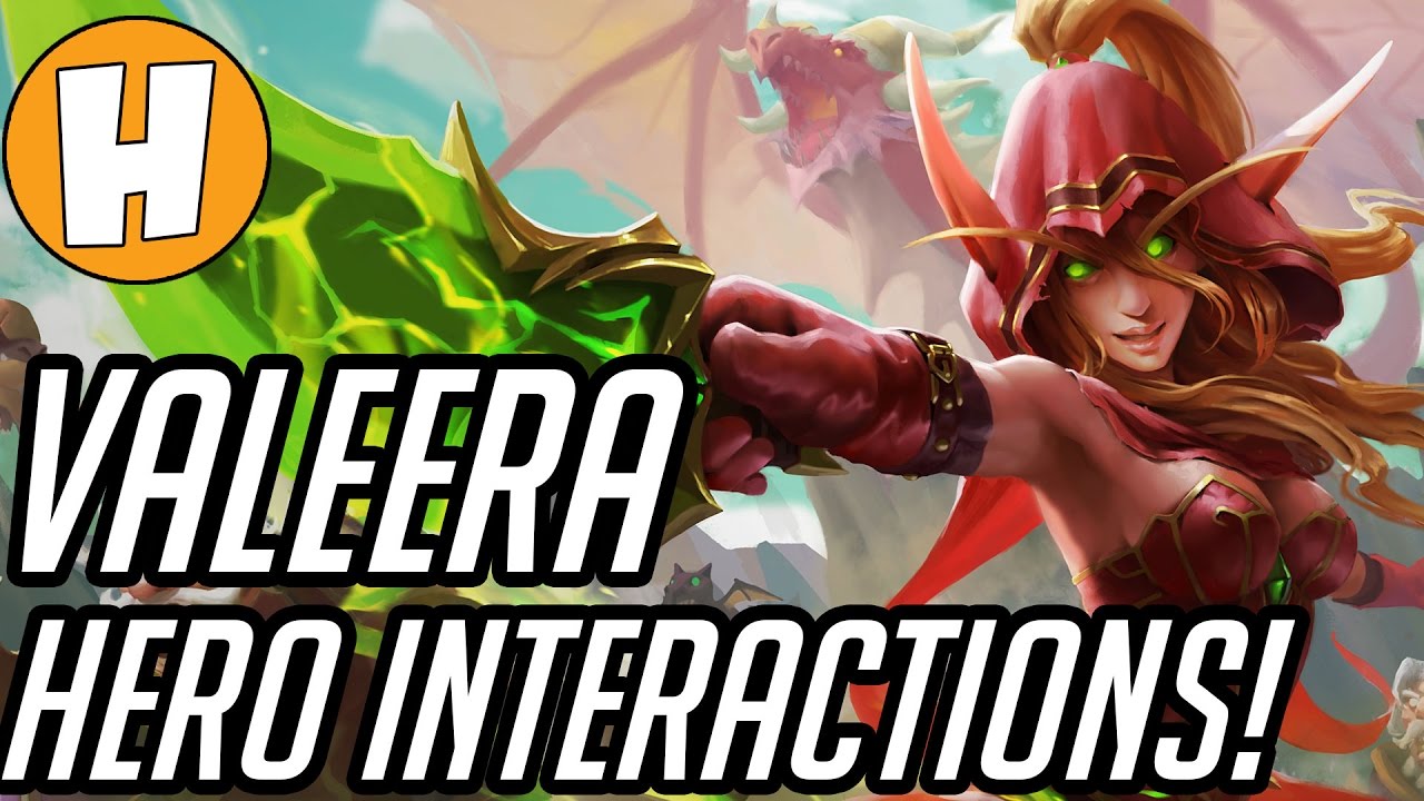 Valeera Sanguinar - Heroes of The Storm New Voice Lines & Interactions! | Hammeh