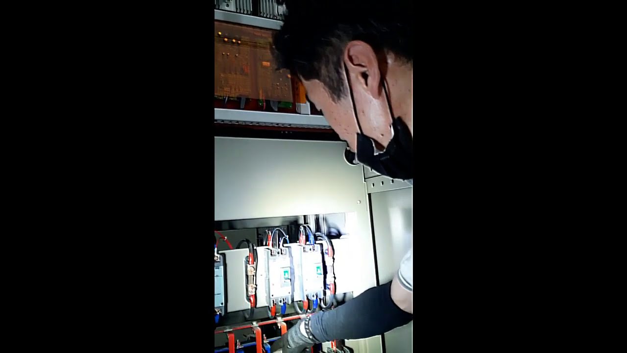 정류반 배터리 교체 작업
