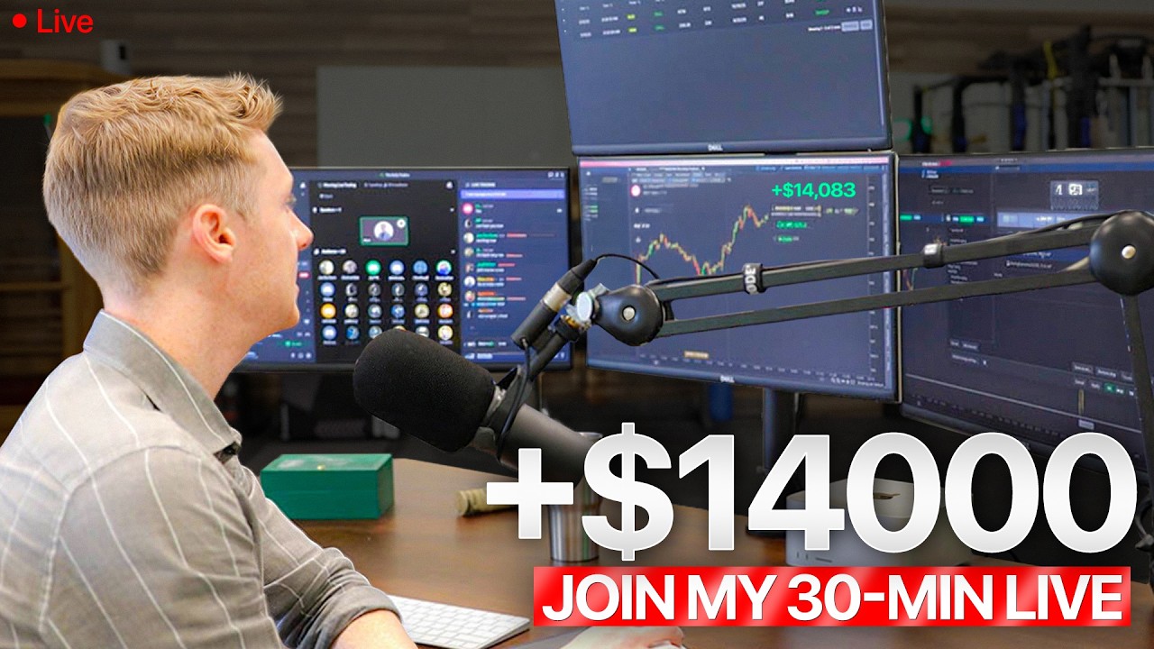 Watch Me Trade LIVE And Make $14,000 PROFIT