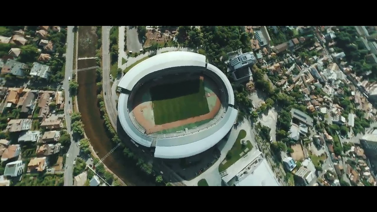 Stadionul Cluj Arena filmat cu Drona