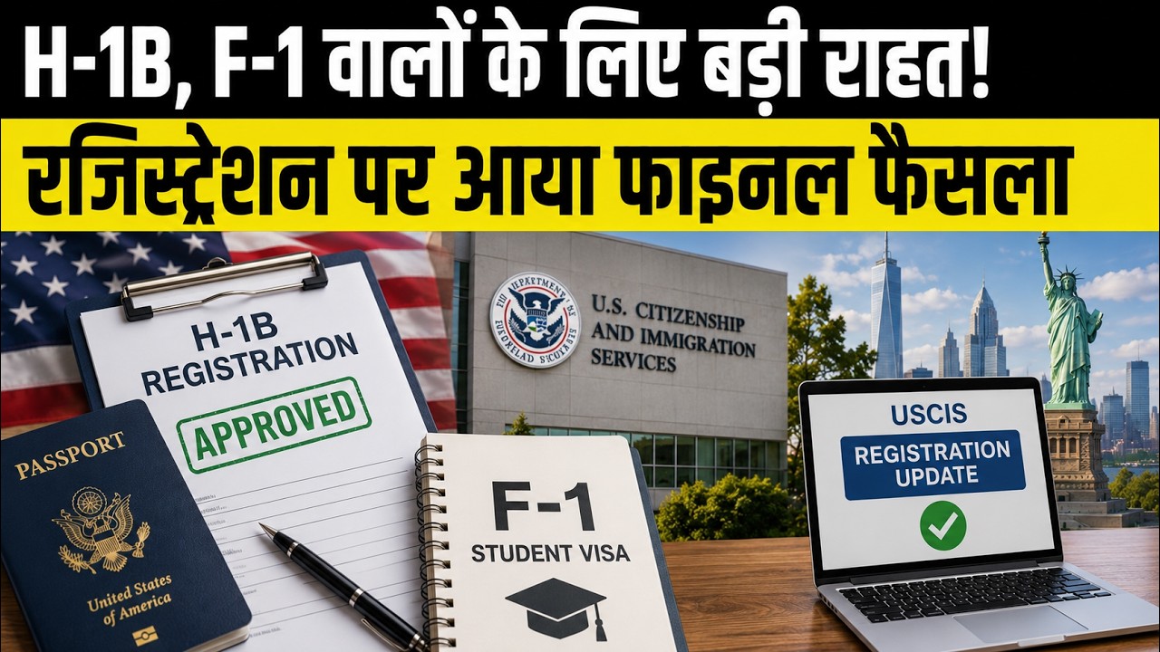 US Alien Registration Rule 2026: H-1B, F-1 & Green Card Holders Need Re-Registration?