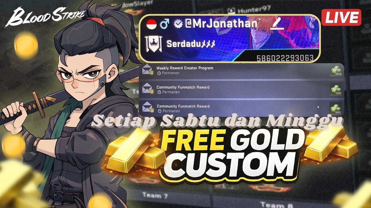 BLOOD STRIKE - CEO GOLD GRATIS Telah LIVE #bloodstrike