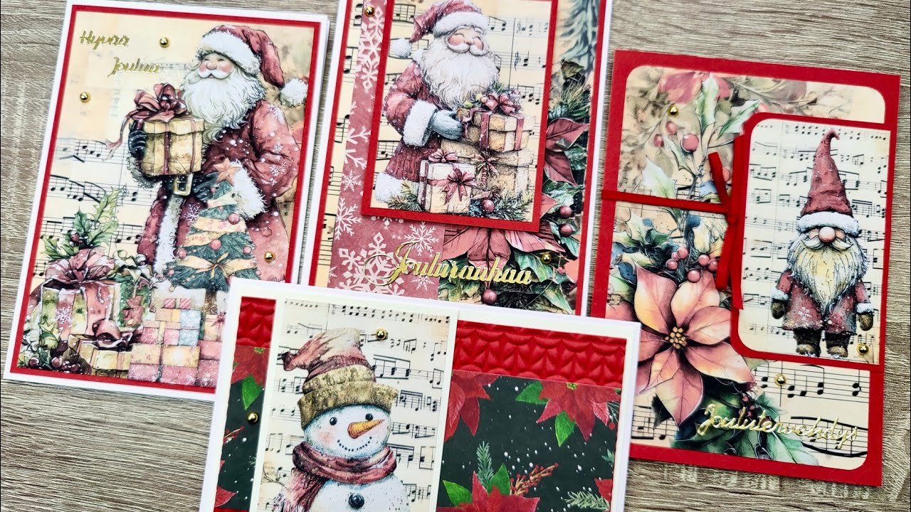 Live: Christmas Card Saga Continues with Silver and Sparkles LLC printables!