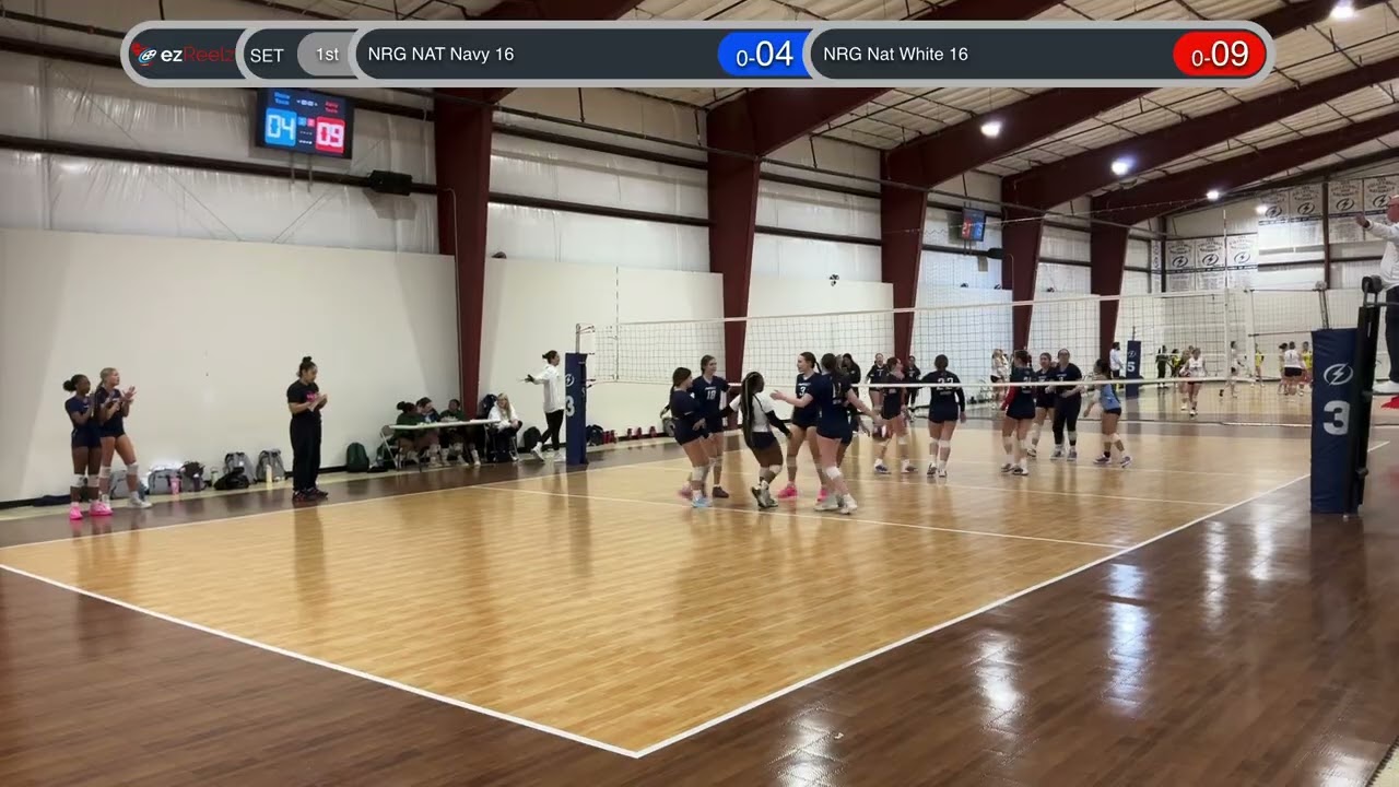 2026-02-15, Day 2, Match 5, 1st Set, NRG NAT Navy 16 vs NRG Nat White 16 25-14