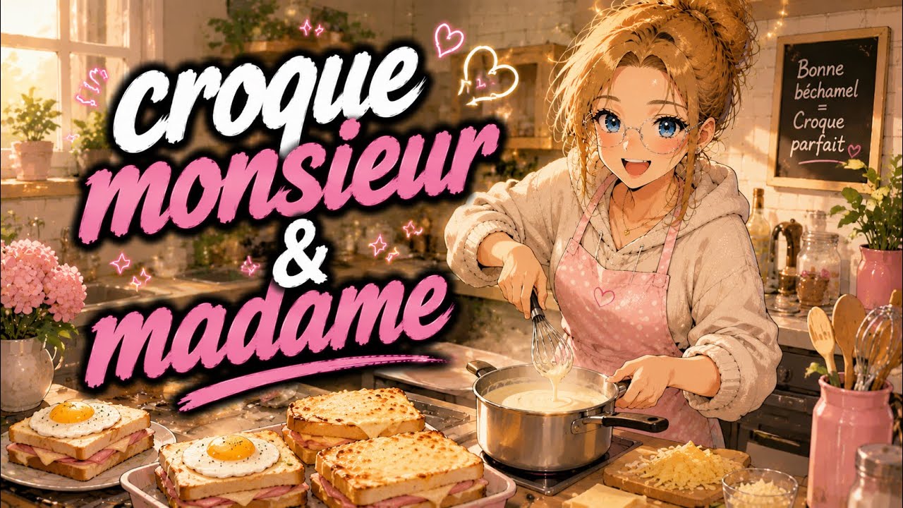 Béchamel PARFAITE + Croque-Monsieur & Croque-Madame : mes recettes rapides ! 🔥