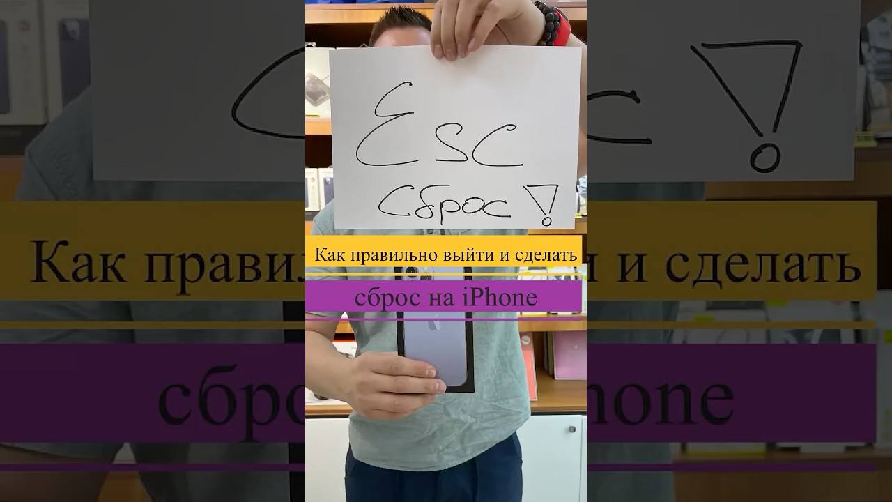 КАК ПРАВИЛЬНО СДЕЛАТЬ СБРОС iPhone/iPad