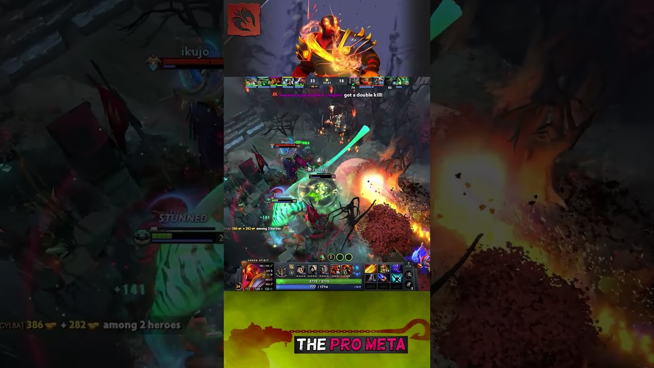 INSANE Ember Spirit Rampage in 59 Seconds! (Dota 2)🔥🔥