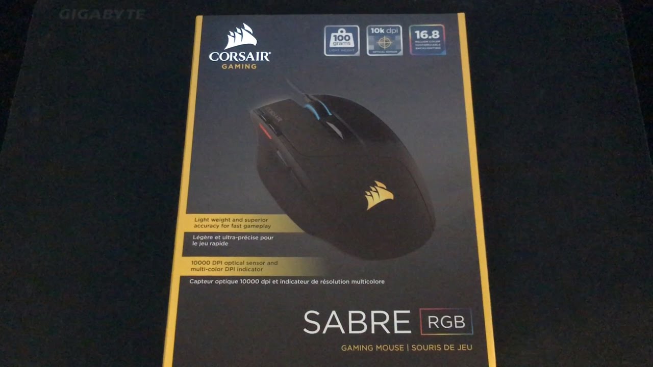 Corsair Sabre RGB Mouse Unboxing & Overview