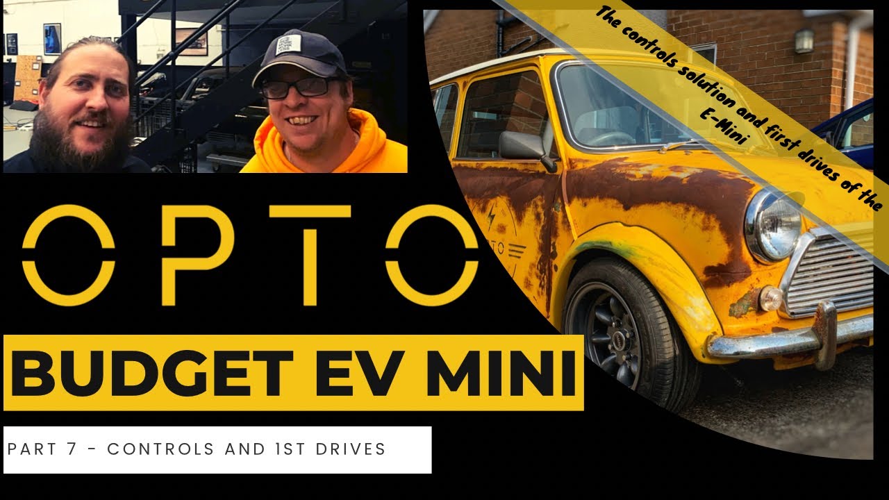 It's ALIVE!! Controls solution & First drives! OPTO Innovation’s Mini EV Conversion Part 7!