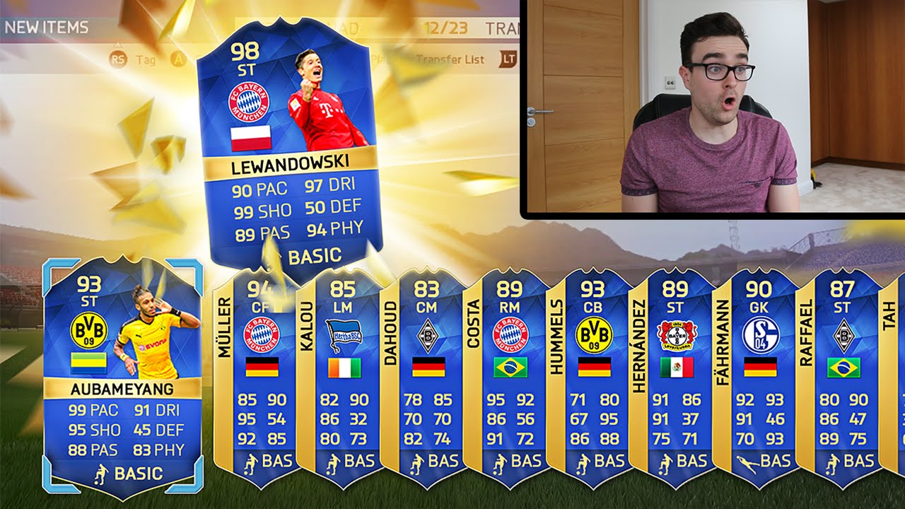 A NEW ACCOUNT GETS YOU BETTER PACKS!?! Fifa 16 Team Of The Season Pack Opening