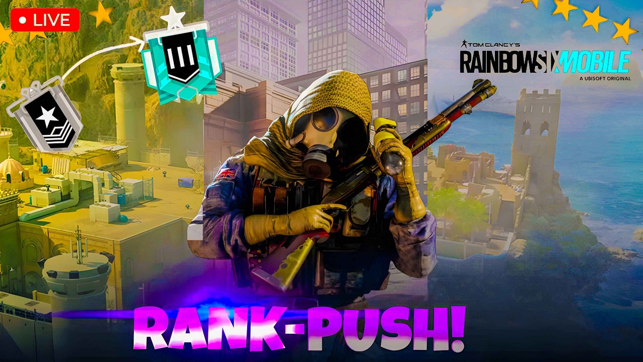 🔴 [LIVE] Rainbow Six Mobile INDIA Gameplay 🔥 Hard Rank Push 🫠 JaatOG