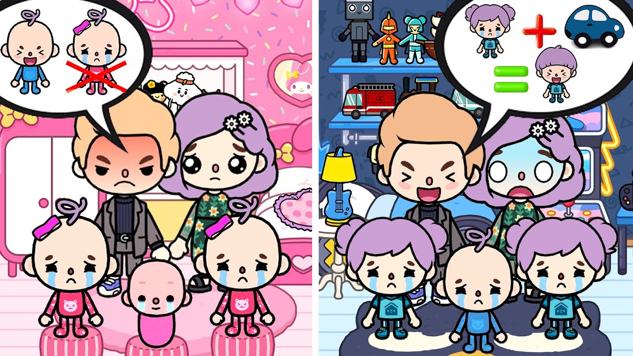 Dad Wants A Son But Mom Gave Birth To Three Daughters | Toca Life Story | Sad Story | Toca Boca