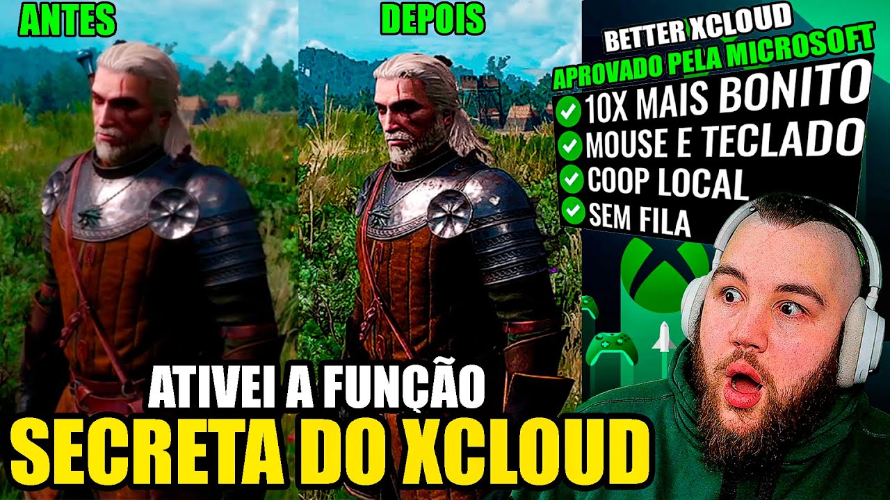 QUALIDADE ASSUSTADORA no XCLOUD ativei as FUN&Ccedil;&Otilde;ES SECRETAS da NUVEM do GAME PASS com BETTER XCLOUD !