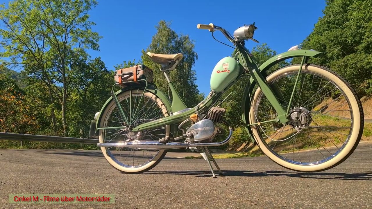 (03/04) Steilabfahrt ins Sahrbachtal mit der NSU Quickly (1956)