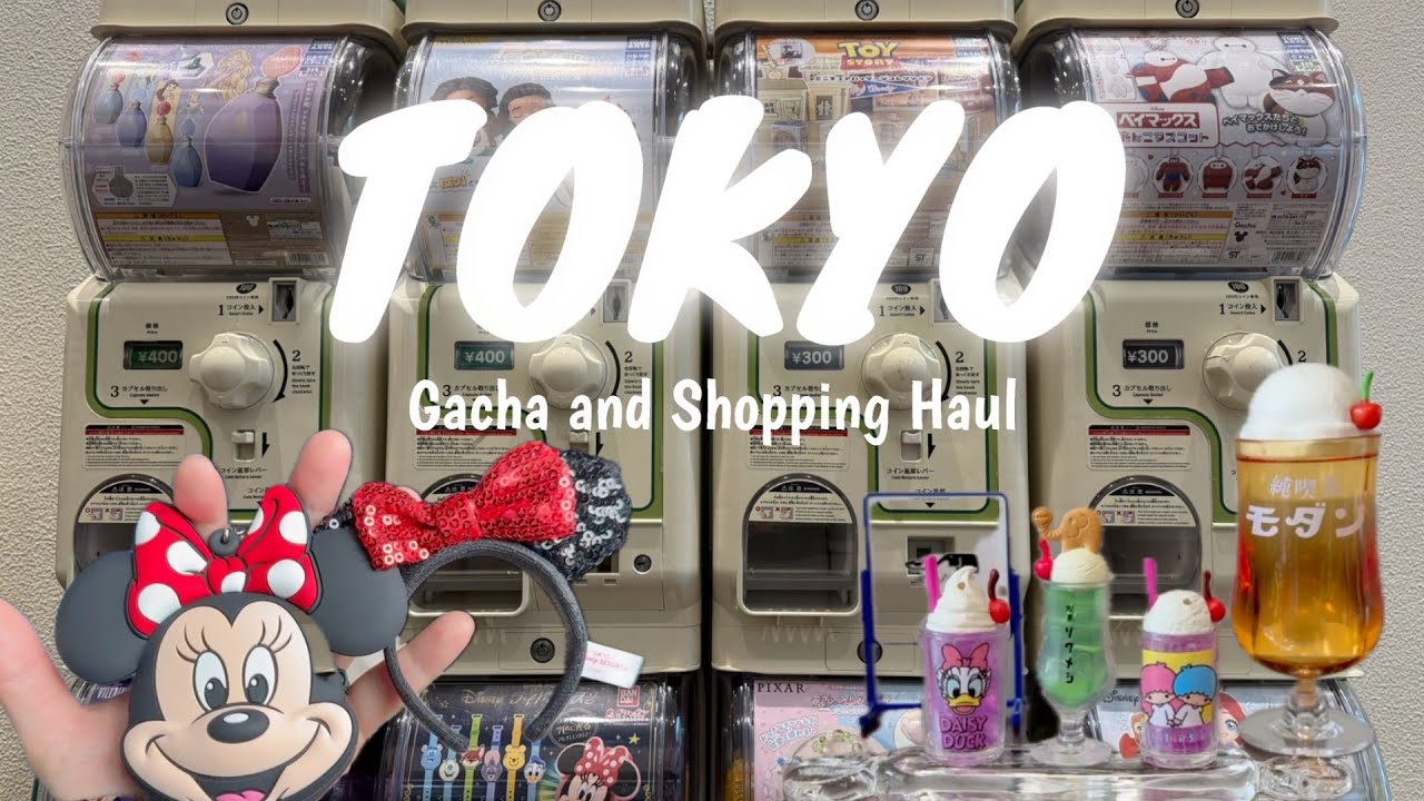 [Tokyo travel vlog] Day 4-5 gashapon and crazy Japan trip haul