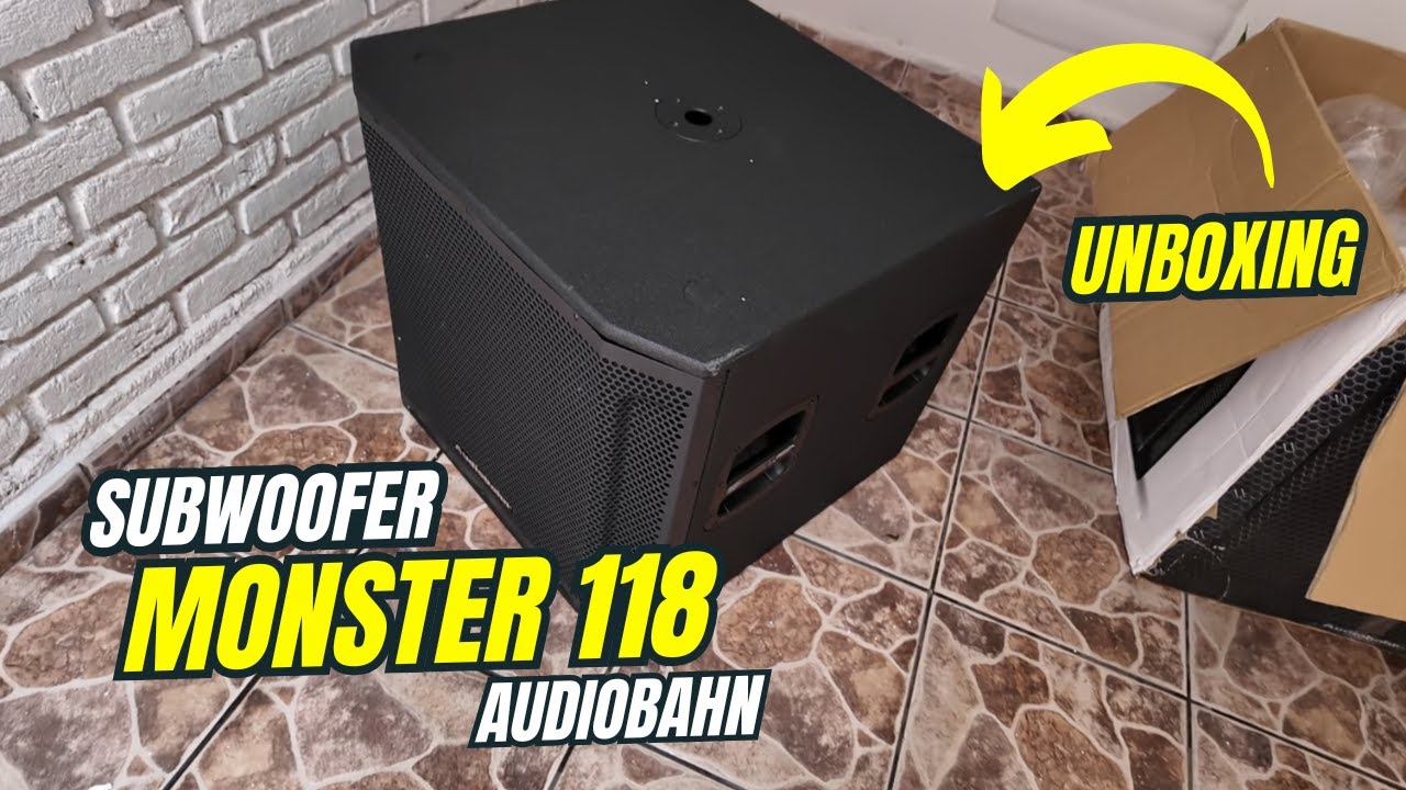 UNBOXING DE AUDIOBAHN MONSTER 118