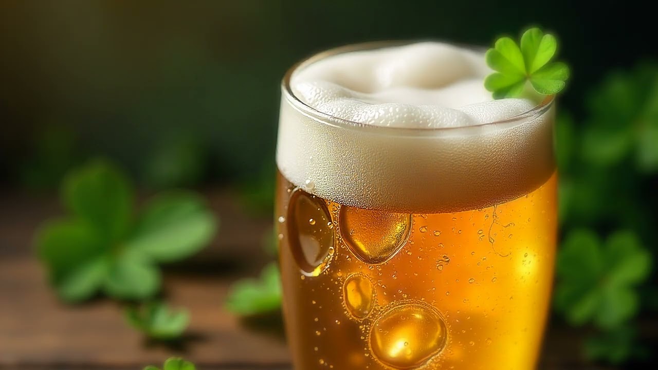 Beer Pints & Clovers 🍀🍺 St. Patrick’s Day Celebration 🌈 Background Screensaver 🎉 3.5hrs Party Fun 🍀