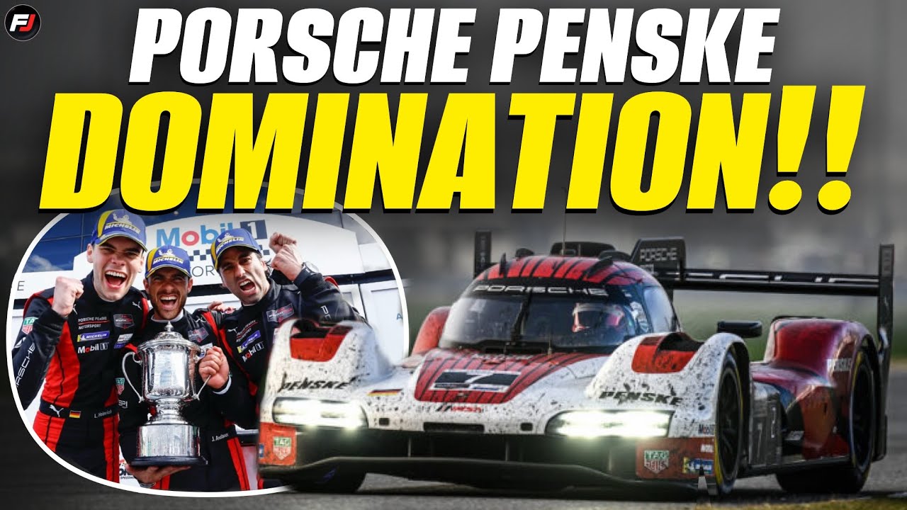 Команда Porsche Penske вновь доминирует в гонке Rolex 24 в Дайтоне!