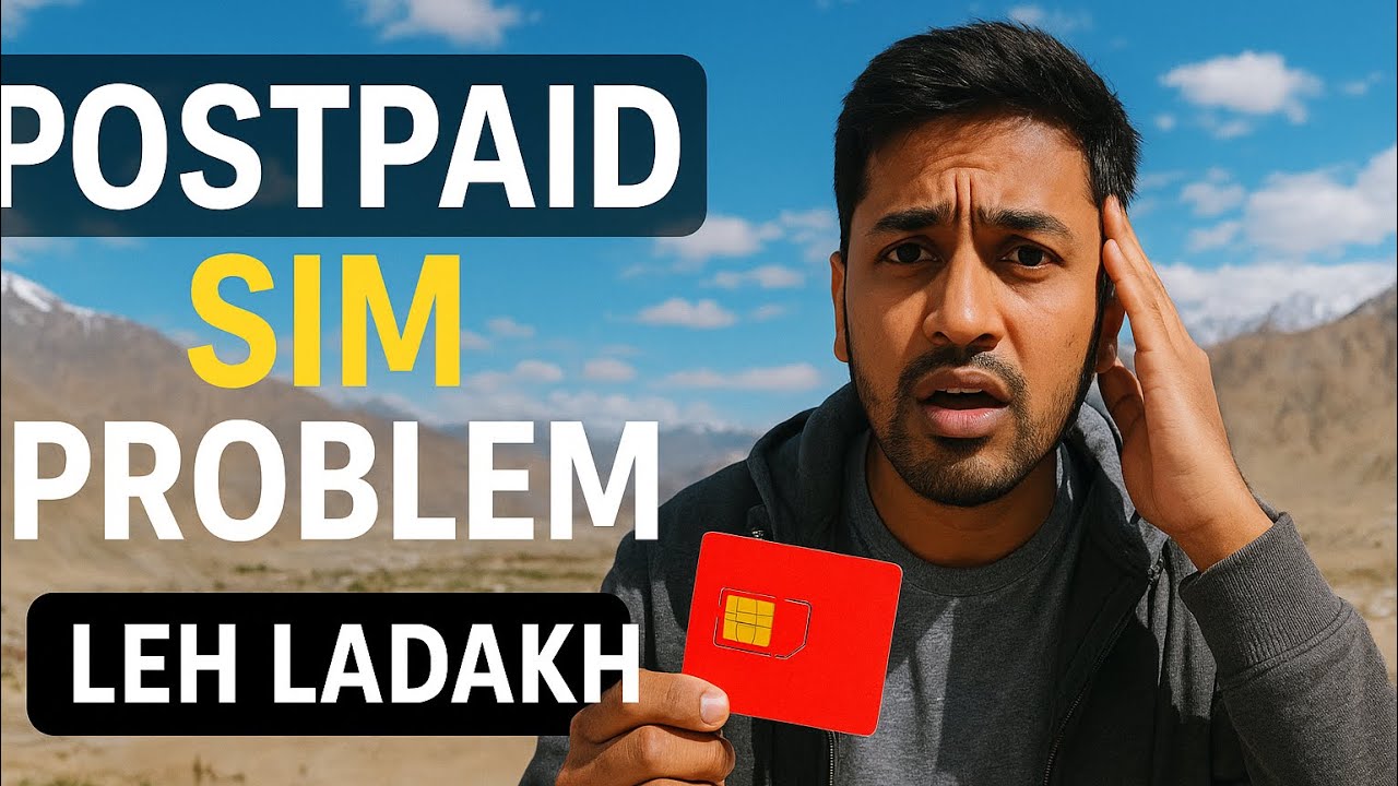 Postpaid SIM Problem in Leh Ladakh | RVWM