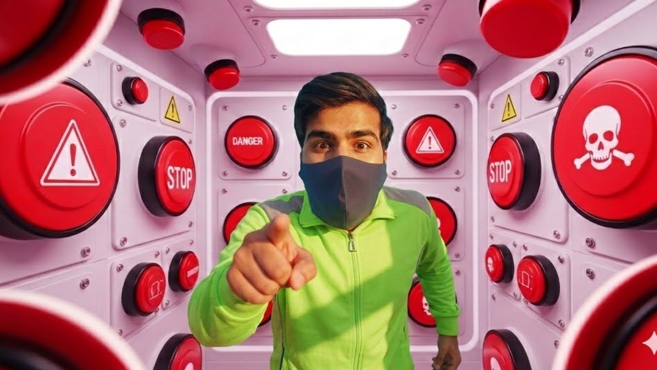 Galti Se Bhi Ye Button Mat Dabana! 😱 (Don't Push the Button)