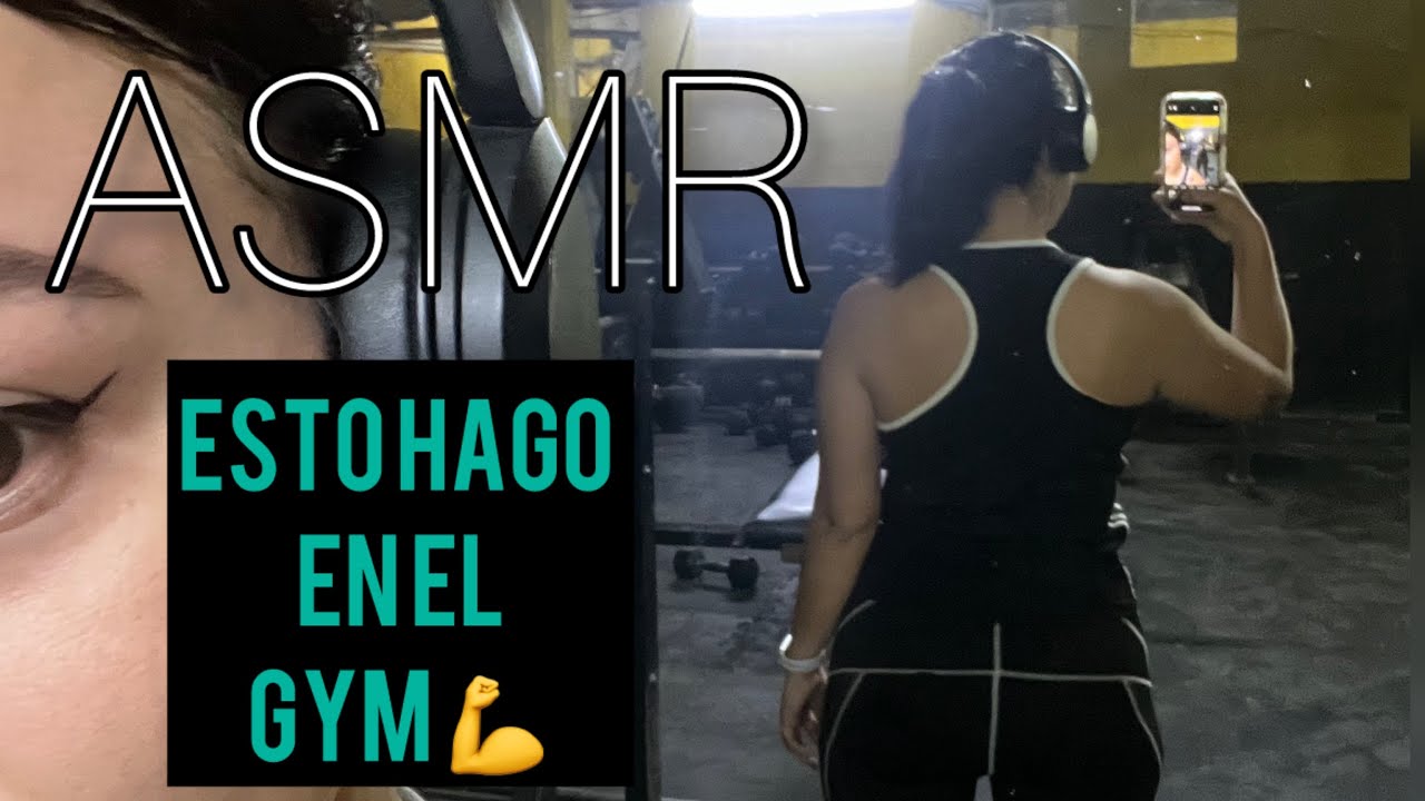 ASMR te muestro mi rutina de pierna y glúteo 