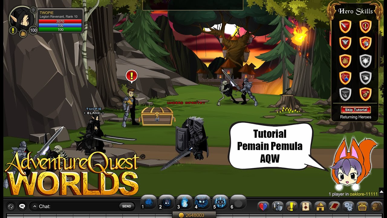 AQW Tutorial untuk Para Pemain Pemula AdventureQuest Worlds | AQW Indonesia