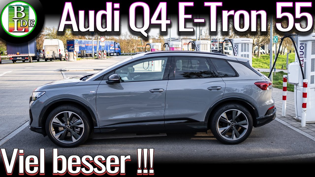 Neuer Audi Q4 E-Tron 55 Quattro - 110 km/h Reichweiten Test
