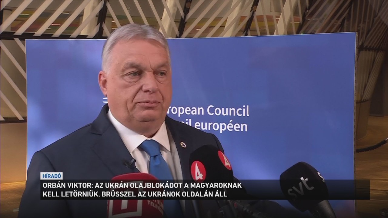 Orbán Viktor: Az ukrán olajblokád problémáját a magyaroknak kell megoldaniuk