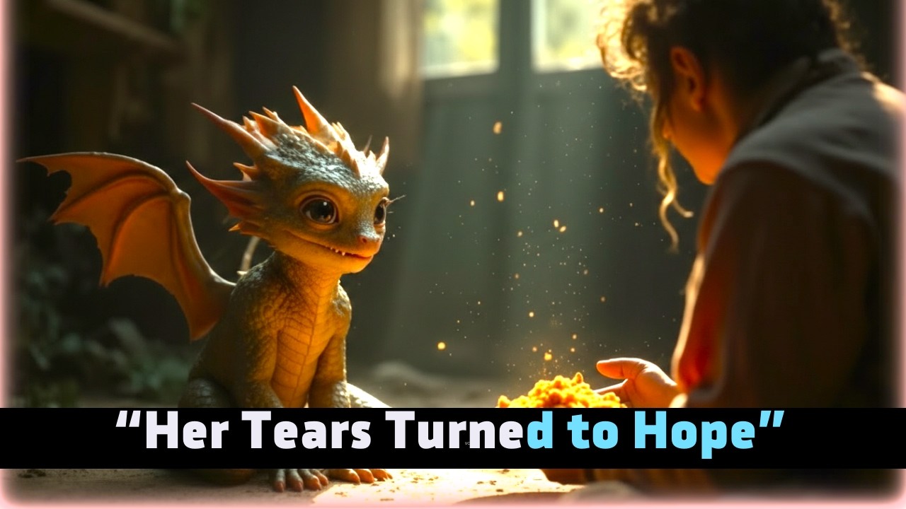 The Dragon Girl Cried from Hunger—Until a Human Turned His Meagre Meal into a Kind Gift