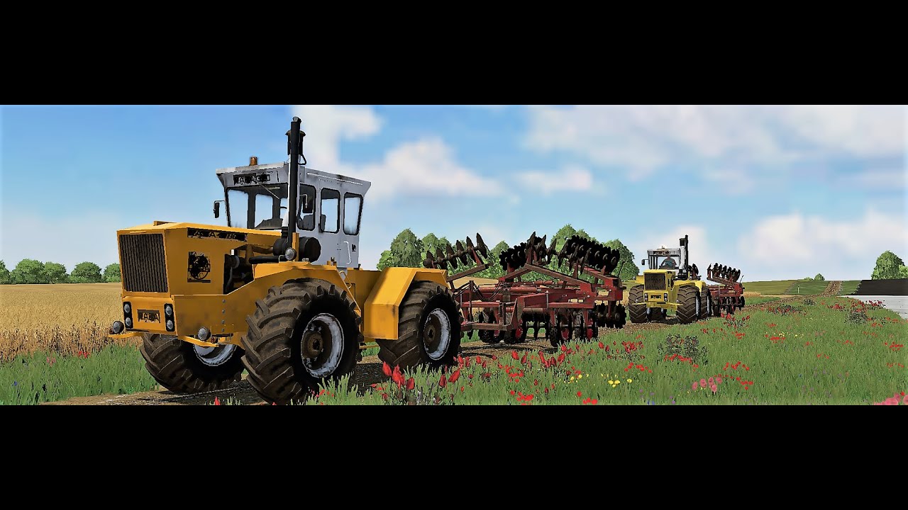 FS-22-TSZ MAP V5-Vonulás a telepre. 2x-Rába Steiger 320/IH 770