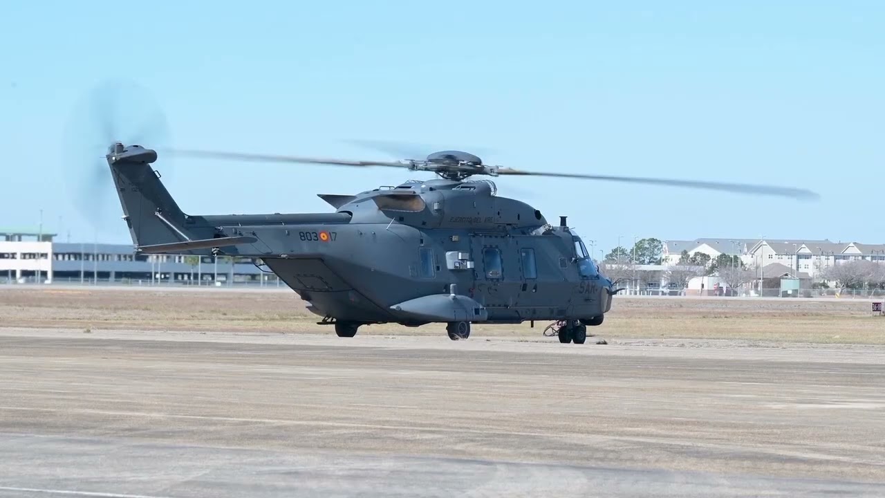 🔥 NH90 Spain Warms Up: Pre-Flight Checks at Sentry South 26-2!