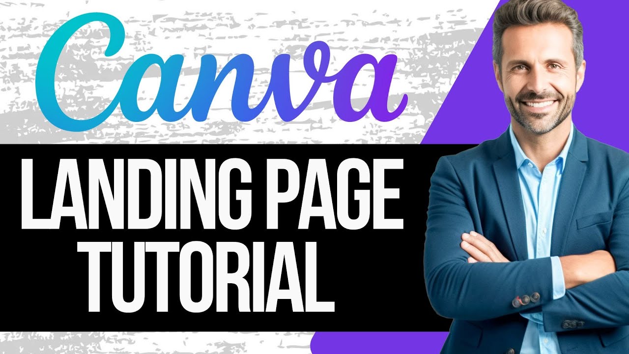 How To Create a Landing Page with Canva Website | Full Tutorial