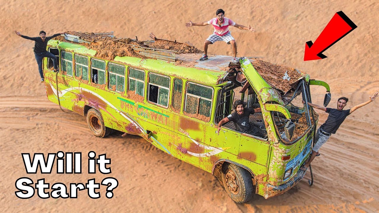 क्या जमीन में 5 महीने तक दफ़न बस चल पायेगी? Buried Bus- Unbelievable Results