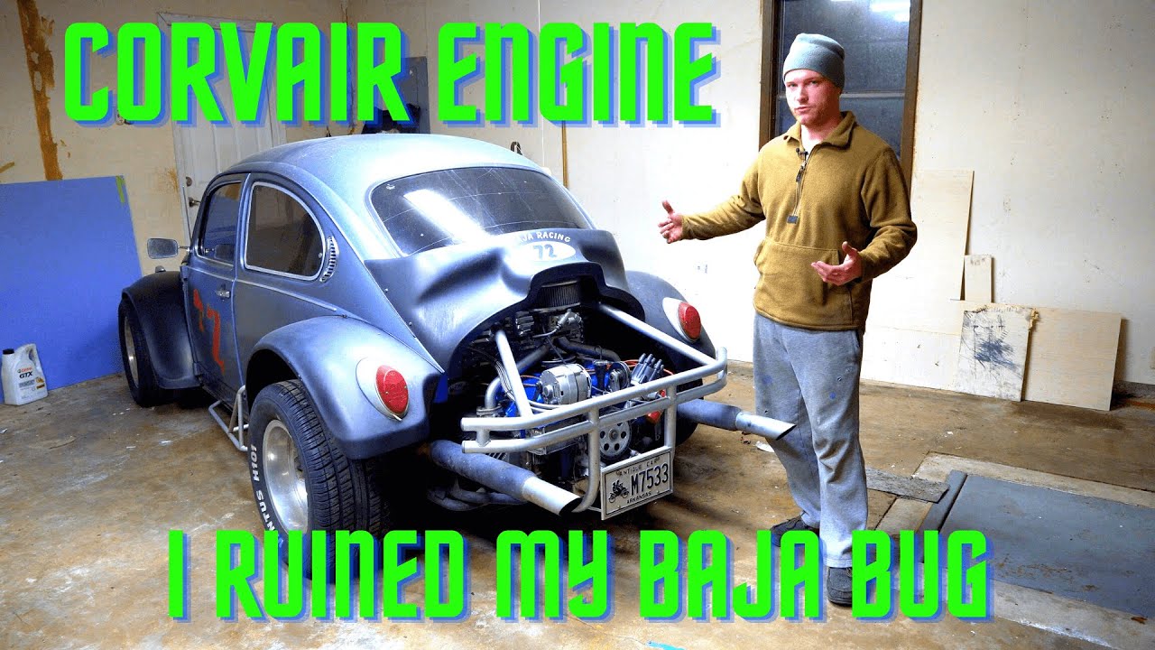 I Ruined my Baja bug when installing a Corvair engine (Part 1)
