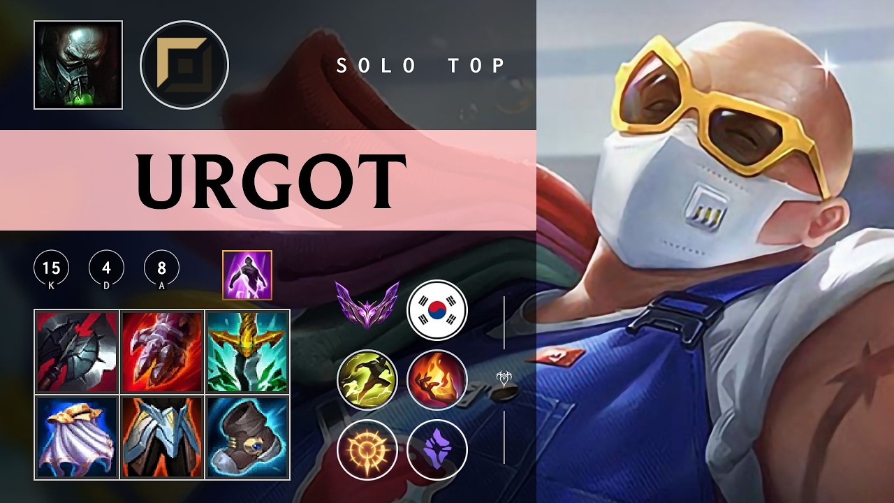 Urgot Top vs Malphite - KR Master Patch 26.03