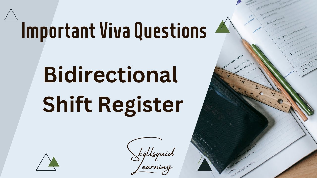 Important Viva Voce on Bidirectional Shift Register  |  BS Practical's #foryou #physics #learning