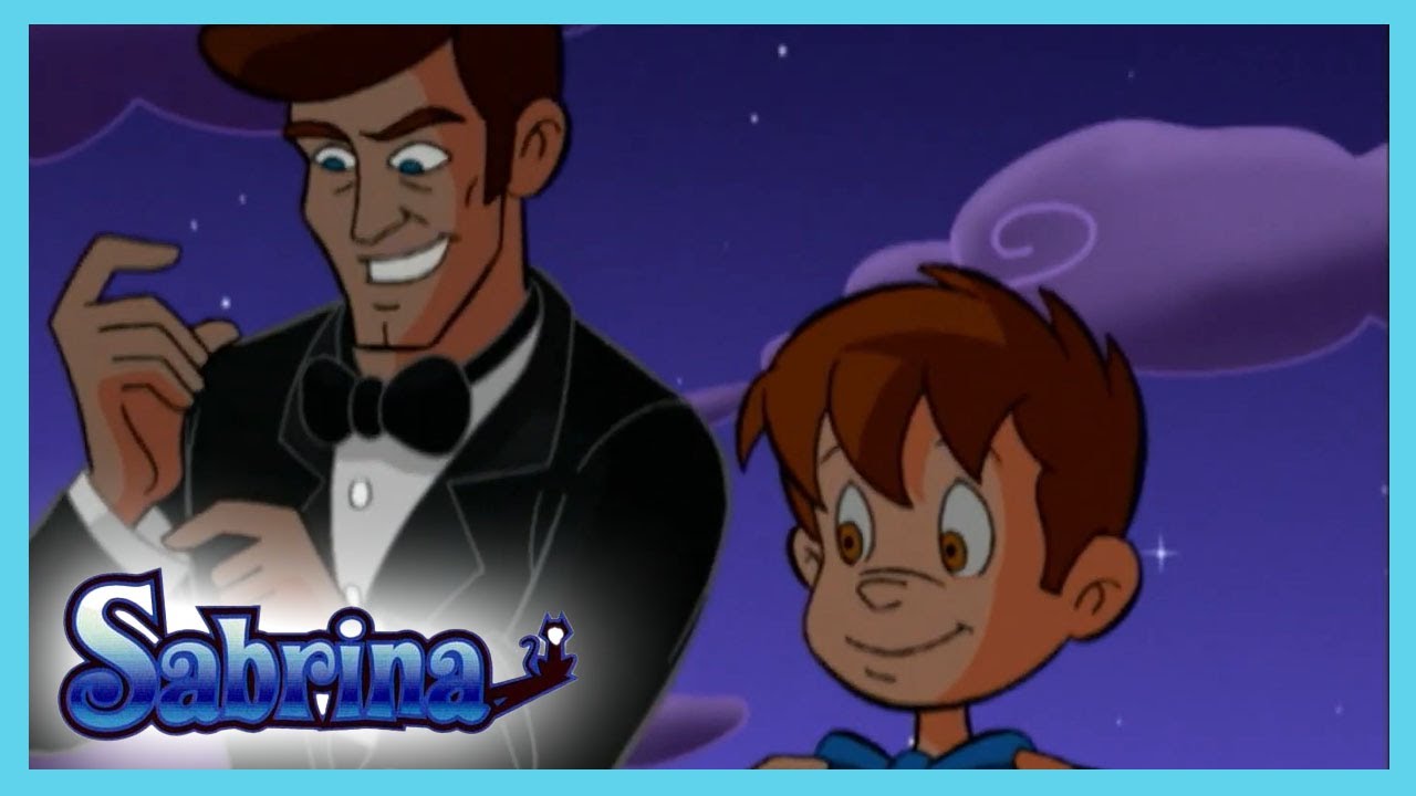 Sabrina - evento de corbata negra | dibujos animados para niños | WildBrain Encantada